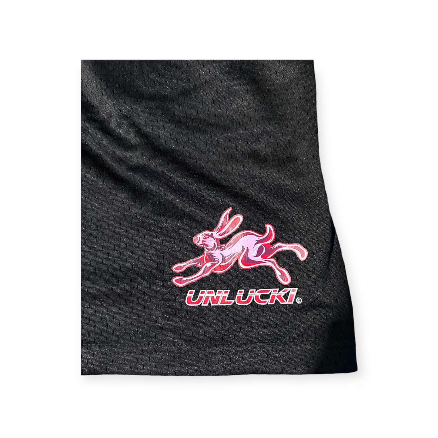 Unlucki Bunny Black Shorts
